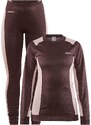 Dámský termo set CRAFT Core Dry Baselayer fialová