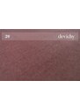 Růžová sametová rohová rozkládací pohovka DEVICHY Rothe, levá 302 cm