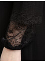 Jednoduché krajkové šaty černé Vive Maria Promise at night