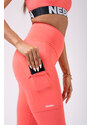 Nebbia High Waist Fit&Smart legíny 505 peach