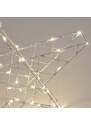 Stříbrná vánoční LED dekorace ve tvaru hvězdy Kave Home Orazia