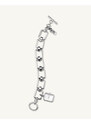 Hodinky Rosefield The Octagon Charm Chain White Silver