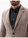 Ombre Clothing Pánský kabát - béžová C500