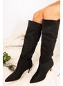 Fox Shoes Black Women's Boots