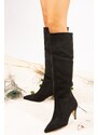 Fox Shoes Black Women's Boots