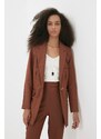 Trendyol Brown Buttoned Jacket