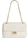 Karl Lagerfeld Paris Agyness Large Shoulder Bag Winter White