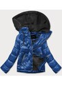 BH FOREVER Modro/černá dámská bunda s kapucí (BH2003)