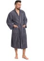 Interkontakt Pánský župan model KIMONO 02 Dark Grey