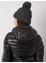 Fashionhunters Tmavě šedá izolovaná zimní čepice