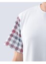 GINA Pánská noční košile 79120P - sv. šedá mahagon