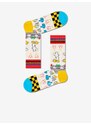 Sada čtyř párů barevných vzorovaných ponožek Happy Socks - Dámské