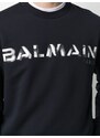 BALMAIN Paris Logo Blue mikina
