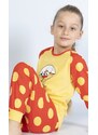 Vienetta Kids Dětské pyžamo dlouhé Kuře - žlutá