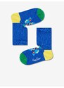 Sada modrých vzorovaných ponožek Happy Socks - unisex
