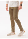 Ombre Clothing Pánské chino kalhoty - béžová P1059