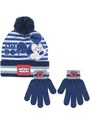 Zimní dětský set Mickey Mouse - Čepice, rukavice