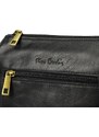 Pánská kožená taška přes rameno Pierre Cardin 4231 GNC černá