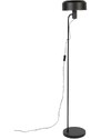 White Label Černá kovová stojací lampa WLL LANDON 135 cm