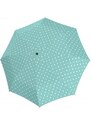 Dětský holový deštník MAXI KIDS DOTS 72680D - světle zelený/puntík