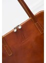 Glamorous by GLAM Santa Croce Dámská kožená kabelka s dlouhými poutky - coyo