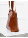 Glamorous by GLAM Santa Croce Dámská kožená kabelka s dlouhými poutky - coyo