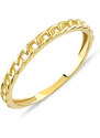 Lillian Vassago Jemný celozlatý prsten LLV85-GR008