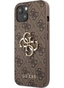 Ochranný kryt pro iPhone 13 - Guess, 4G Logo Back Brown