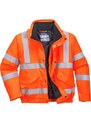 Portwest Reflexní nepromokavá bunda bomber Rocket Hi-Vis, oranžová, vel. L