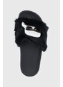 Pantofle Karl Lagerfeld černá barva
