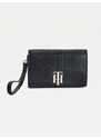 Tommy Hilfiger dámská černá peněženka TH LOCK MED FLAP WALLET SNAKE