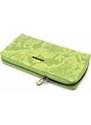 Cavaldi Zelená dámská kožená peněženka velká