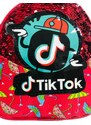 TIKTOK BATŮŽEK ČERVENÝ - potisk