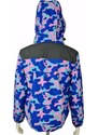 Chlapecká / dívčí softshellová bunda - NEVEREST I-6295C, strakatá/ šedý vršek