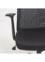 Černá látková kancelářská židle Kave Home Nasia