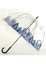 Fulton dámský průhledný holový deštník Birdcage 2 LONDON ICONS L042
