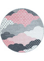Ayyildiz koberce Dětský kusový koberec Bambi 820 pink kruh - 120x120 (průměr) kruh cm