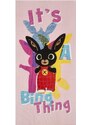 Setino Dětská osuška Králíček Bing, růžová