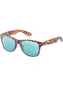 URBAN CLASSICS Sunglasses Likoma Youth - havanna/blue