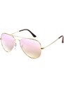 URBAN CLASSICS Sunglasses PureAv - gold/rosé