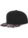 Unisex kšiltovka Urban Classics Floral Snapback - barevný kšilt