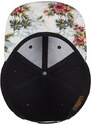 Unisex kšiltovka Urban Classics Floral Snapback - potisk na kšiltu