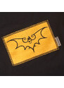 Veselá Nohavice Dámské tričko černé s krátkým rukávem - výšivka Netopýr