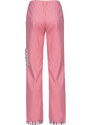 Veselá Nohavice Dětské kanafasové kalhoty Růžová Lady