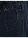 Tmavě modré široké džíny Trendyol - Dámské