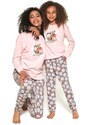 Dívčí pyžamo dlouhé Cornette 994-995/139 Time to Sleep