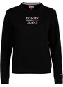 Dámská černá mikina bez kapuce Tommy Hilfiger