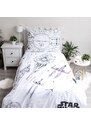 Jerry Fabrics Bavlněné povlečení se svítícím efektem 140x200 + 70x90 cm - Star Wars "Death Star"