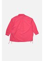 Trendyol Weave Fuchsia Shirred Beach Shirt