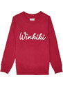 Winkiki Kids Wear Dívčí mikina Winkiki - malinová